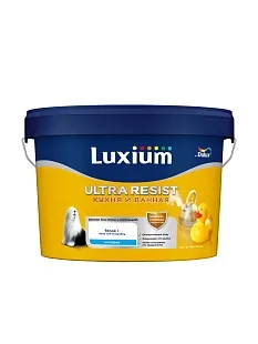 Краска для кухни и ванной латексная Luxium Ultra Resist матовая база BW 5 л