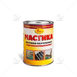 Мастика гидроизоляционная битумно-каучуковая Новбытхим 1 л.