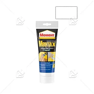 Клей монтажный универсальный акриловый Момент Монтаж Экспресс МВ-50 125 г.