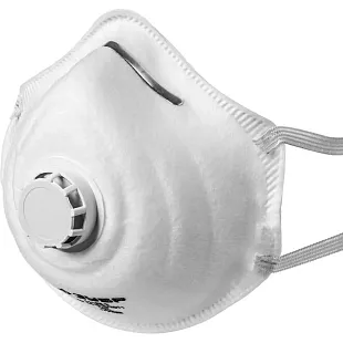 Полумаска Зубр коническая фильтрующая ФК-99 с клапаном, класс защиты FFP3 