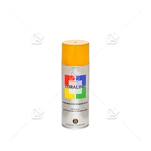 Краска универсальная аэрозольная акриловая Coralino Металлик яркое золото 200г.