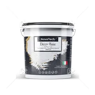 Грунт под покрытие декоративное NovaTech Décor Base 7 кг
