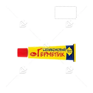 Герметик силиконовый универсальный Новбытхим белый 40 мл. 