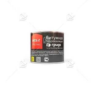 Мастика гидроизоляционная битумная Грида МГХ-Г 2 кг.