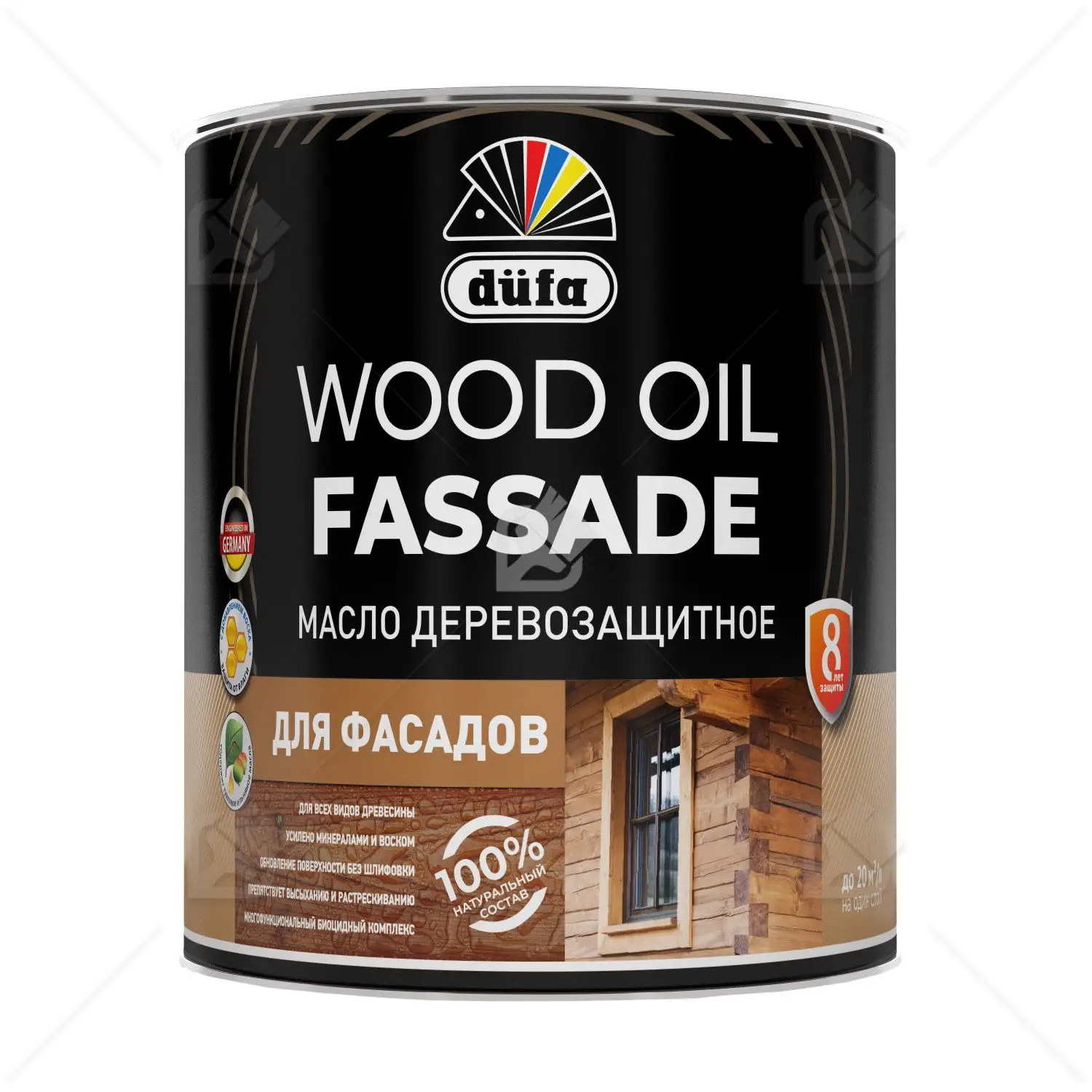 Масло деревозащитное для фасадов Dufa Wood Oil Fassade лиственница 0,9 л.