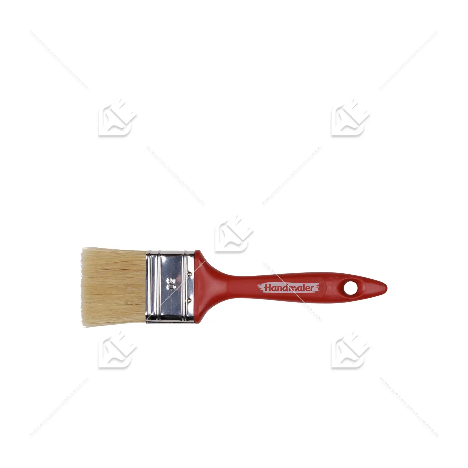 Кисть плоская Handmaler Red светлая смешанная щетина пластиковая ручка 50 мм.