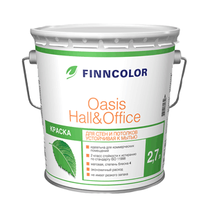 Краска OASIS HALL & OFFICE C гл/мат 9л