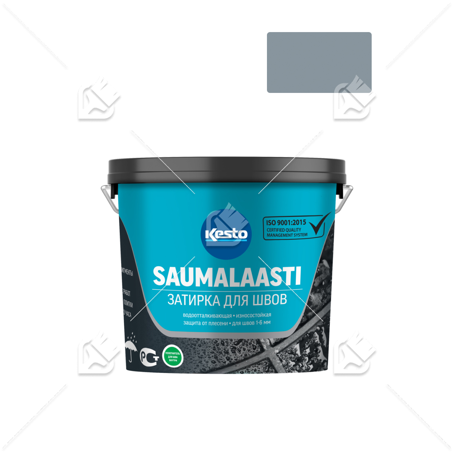 Затирка для швов Kesto Saumalaasti 42 сине-серая 3 кг