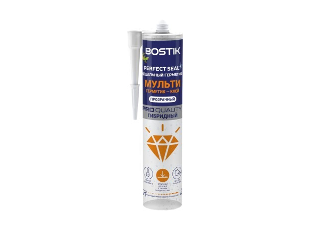 Герметик Bostik Perfect Seal Мульти прозрачный 300 г