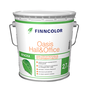 Краска OASIS HALL & OFFICE C гл/мат 9л