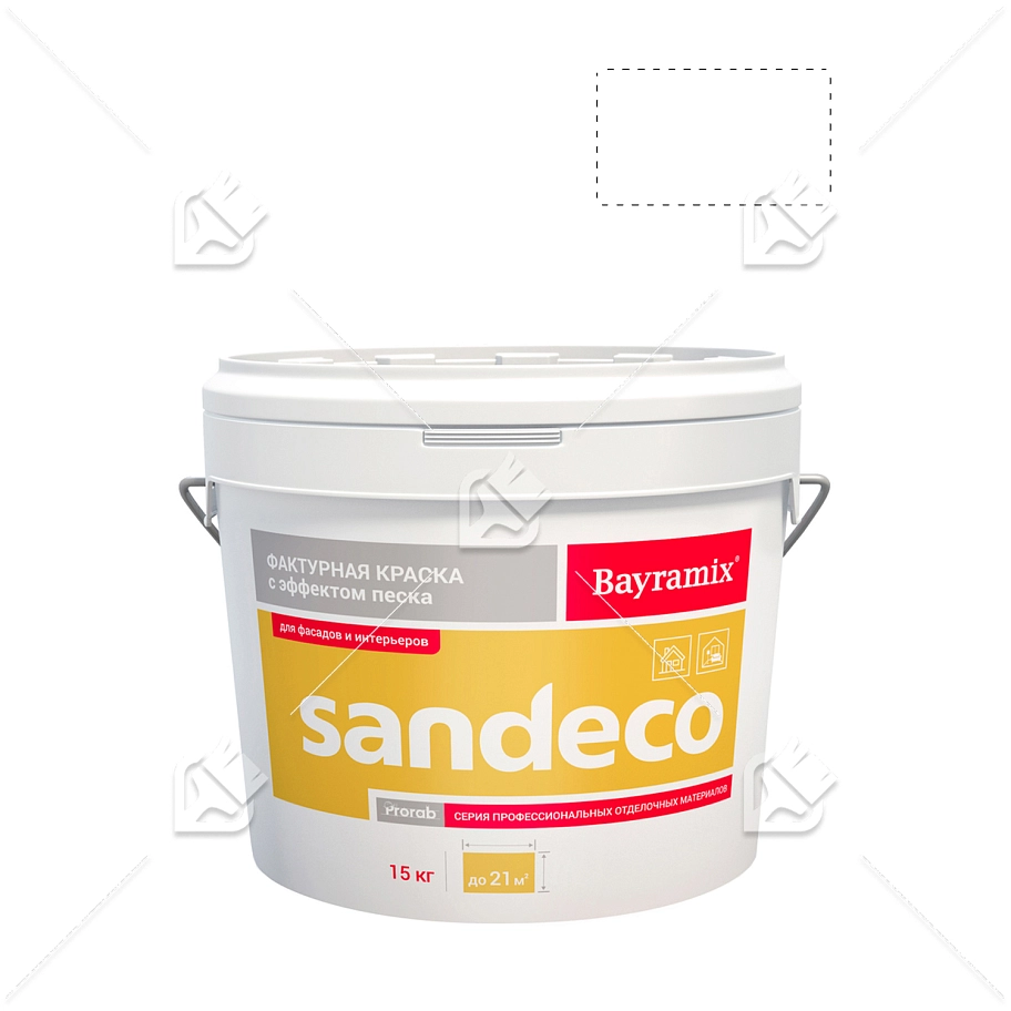 Bayramix Sandeco фактурная краска с эффектом песка (15кг)