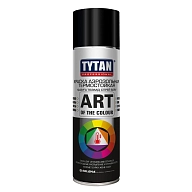 Краска универсальная аэрозольная термостойкая Tytan Professional Art of the colour черная 400 мл.