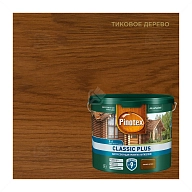 Пропитка декоративная для защиты древесины Pinotex Classic Plus 3 в 1 тиковое дерево 2,5 л.