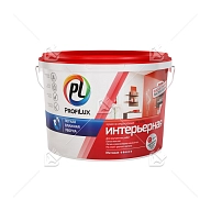 Краска для стен и потолков акриловая Profilux ВД краска PL-07А матовая супербелая 3 кг.
