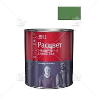 Эмаль ПФ-115 универсальная алкидная Расцвет глянцевая зеленая 2,7 кг.