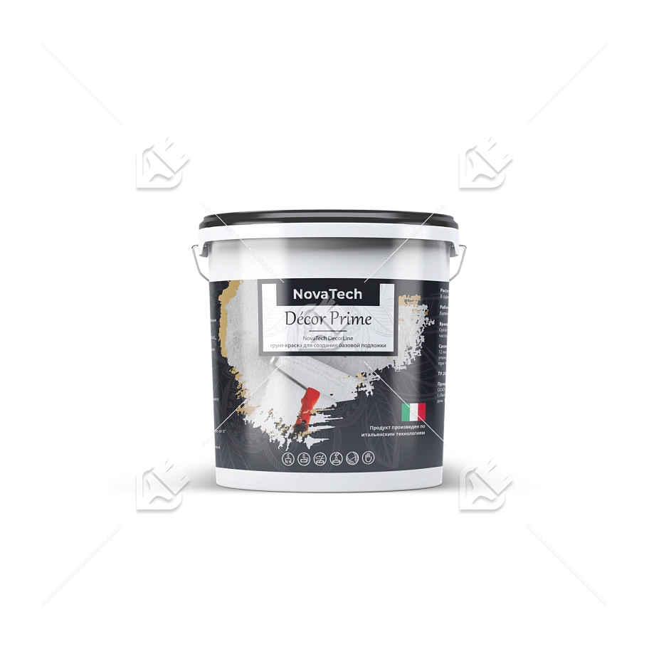 Грунт под покрытие декоративное с кварцевым наполнителем NovaTech Décor Prime 7 кг