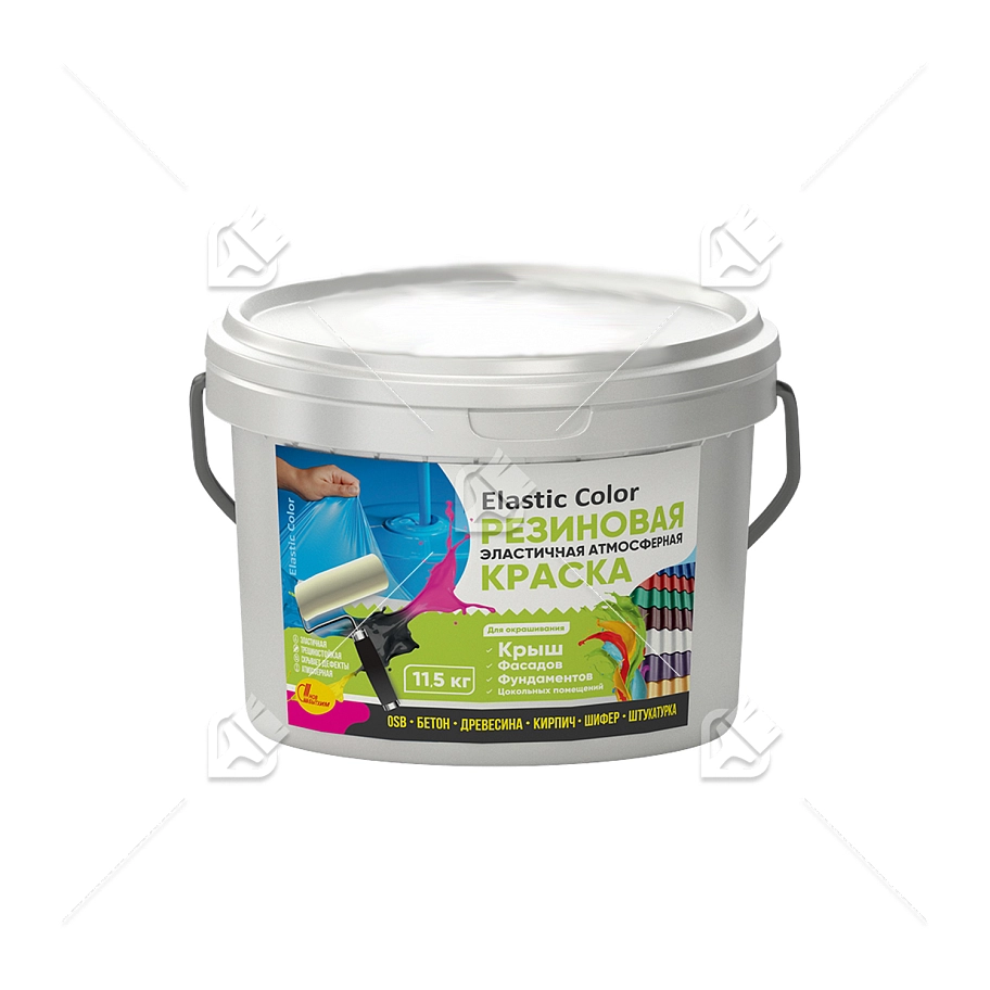 Краска резиновая эластичная атмосферная Elastic Color база C 11,5 кг