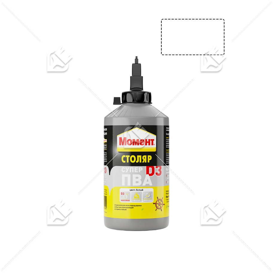 Клей столярный водно-дисперсионный Момент Столяр Супер ПВА D3 750 г.