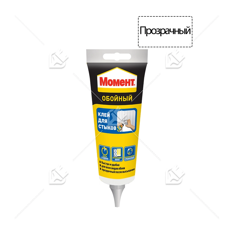 Клей обойный для стыков обоев полимерный Момент 120 г.