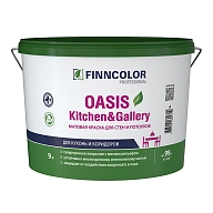 Краска OASIS KITCHEN & GALLERY A мат 9л