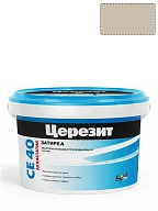 Затирка для швов до 10 мм водоотталкивающая Церезит СЕ 40 Аквасатик 44 сканди 2 кг