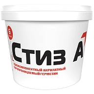 Герметик акрилатный паропроницаемый Сази Стиз А белый 3 кг.