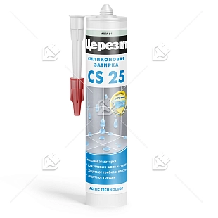 Герметик-затирка силиконовая противогрибковая Церезит CS 25 64 мята 280 мл