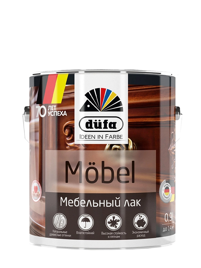 Лак мебельный Dufa MOBEL венге 0,9 л