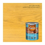 Лак для бань и саун на водной основе Pinotex Lacker Sauna 20 полуматовый 1 л.
