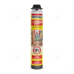 Пена профессиональная Soudal Yellow зимняя 750 мл