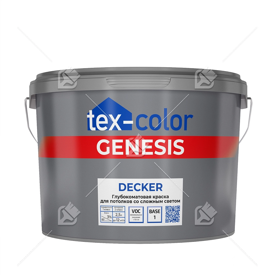 "Tex-Сolor" ВД краска Genesis Decker  база1  2,5л