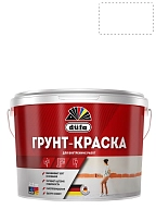 Краска грунтовочная водно-дисперсионная Dufa Грунт-краска белая 2,5 л