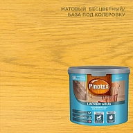 Лак для дерева на водной основе колеруемый Pinotex Lacker Aqua 10 матовый 2,7 л.