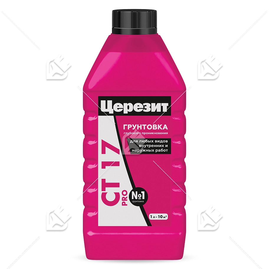 Грунт для внутренних и наружных работ глубокого проникновения Церезит СТ 17 Pro 1 л.