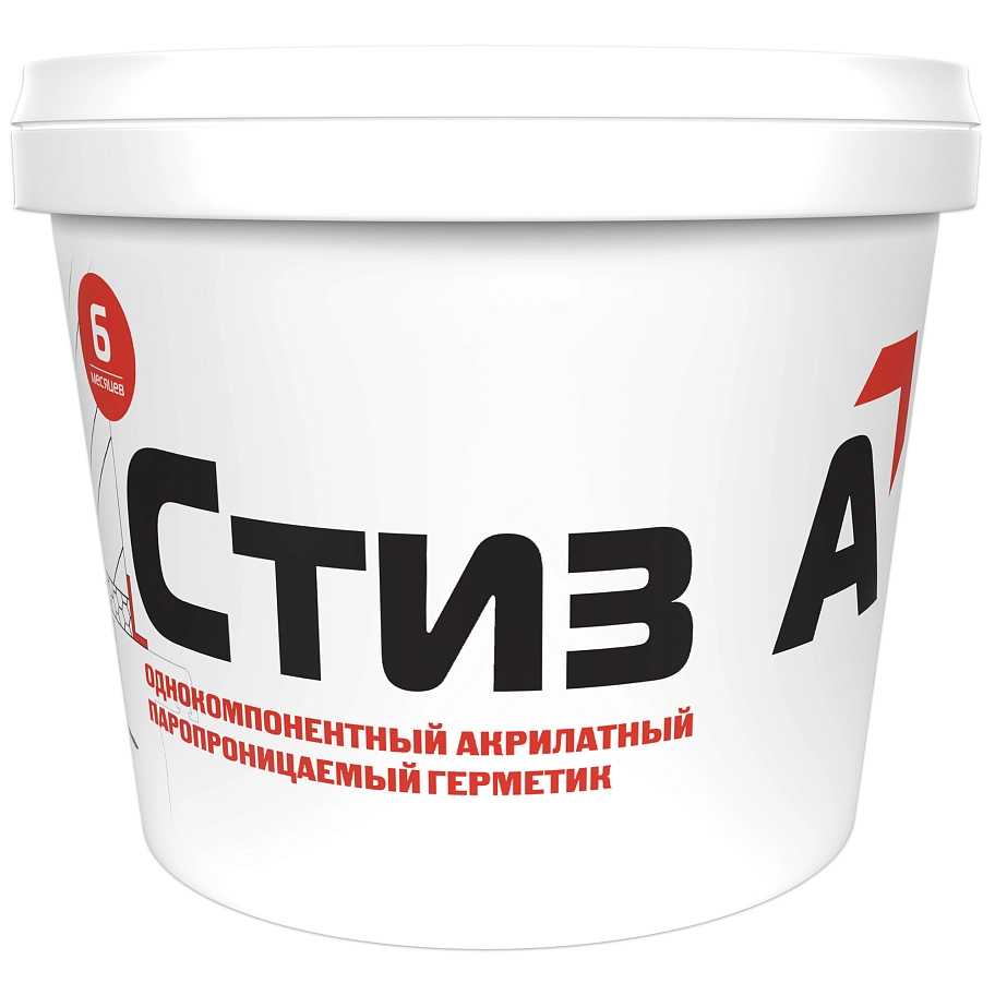 Герметик акрилатный паропроницаемый Сази Стиз А белый 3 кг.