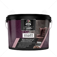 Покрытие декоративное Dufa Creative La Seta matt эффект велюра база ARGENTO 6 кг