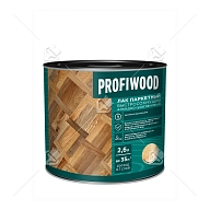 Лак паркетный Profiwood быстросохнущий алкидно-уретановый полуматовый 2,6 л