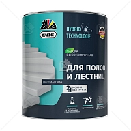 Эмаль для полов и лестниц Dufa акриловая полуматовая белая 0,75 л