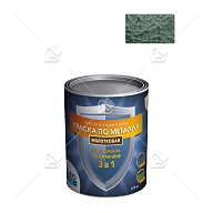 Грунт-эмаль 3 в 1 Технолюкс молотковая зеленая 0,8 кг