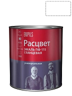 Эмаль ПФ-115 универсальная алкидная Расцвет глянцевая белая 2,7 кг.