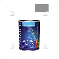 Эмаль ПФ-115 универсальная алкидная Простокрашено серая 1,8 кг