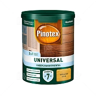 Pinotex Universal 2 в 1 универсальная пропитка для древесины Карельская сосна  0,9л