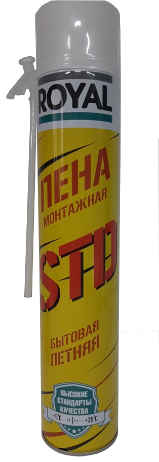 Пена бытовая ROYAL STD зимняя 750 мл. выход 45 л.