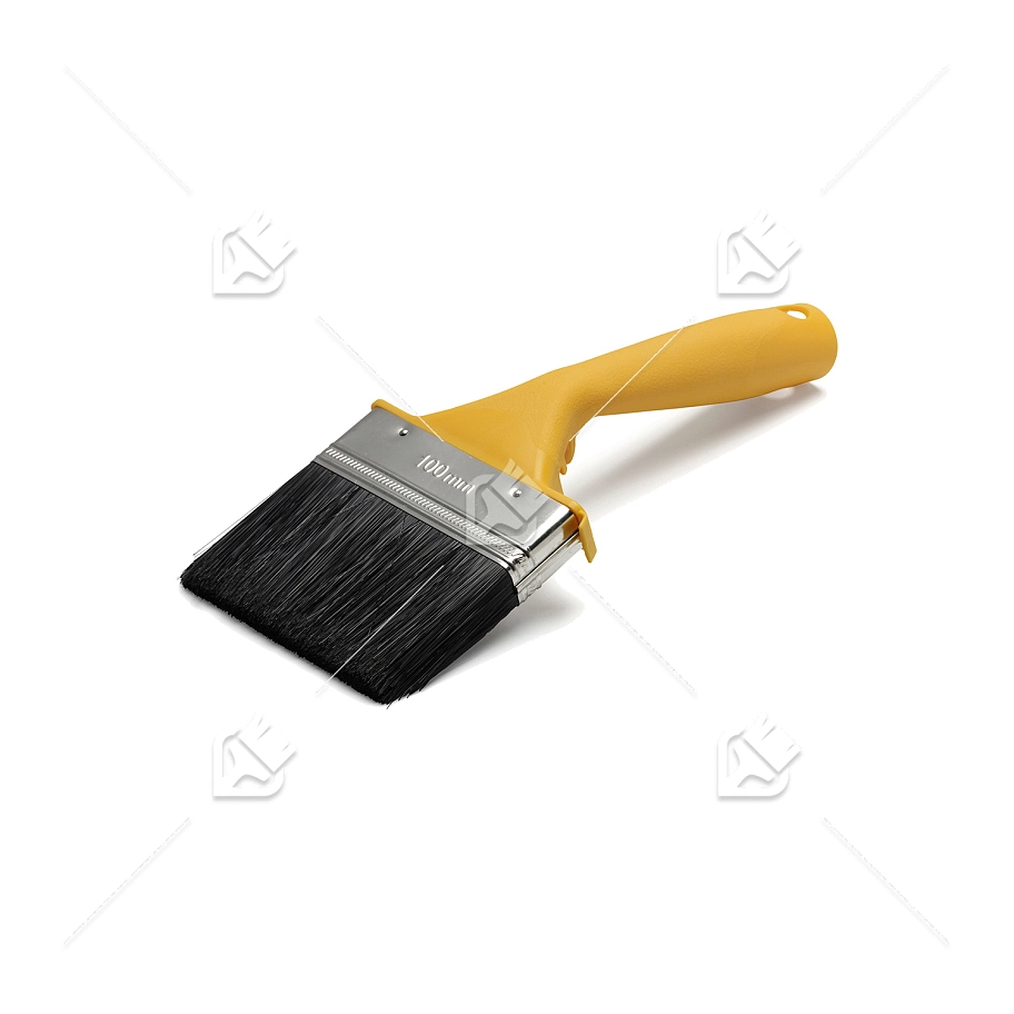 Кисть изогнутая для наружных работ Anza Basic синтетическая щетина 100 мм.