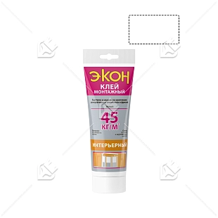 Клей монтажный универсальный акриловый Экон Интерьерный 200 г.