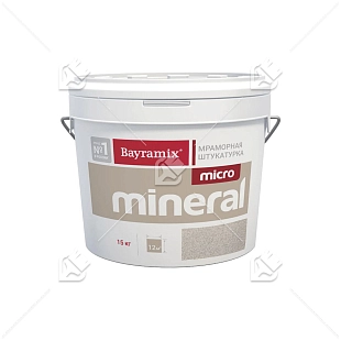 Штукатурка декоративная мраморная Bayramix MICRO Mineral фракция 0,2-0,5 мм 670 15 кг