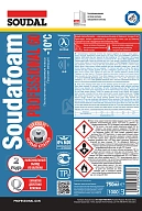 Пена профессиональная Soudal Soudafoam Professional зимняя 750 мл. выход 60 л.