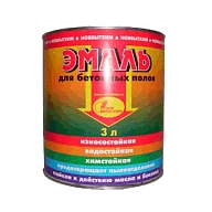 Эмаль для бетонных полов (зеленая 1л) Новбытхим