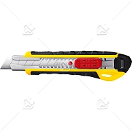 Нож Stayer Master с выдвижным сегментированным лезвием пластмассовый 18 мм