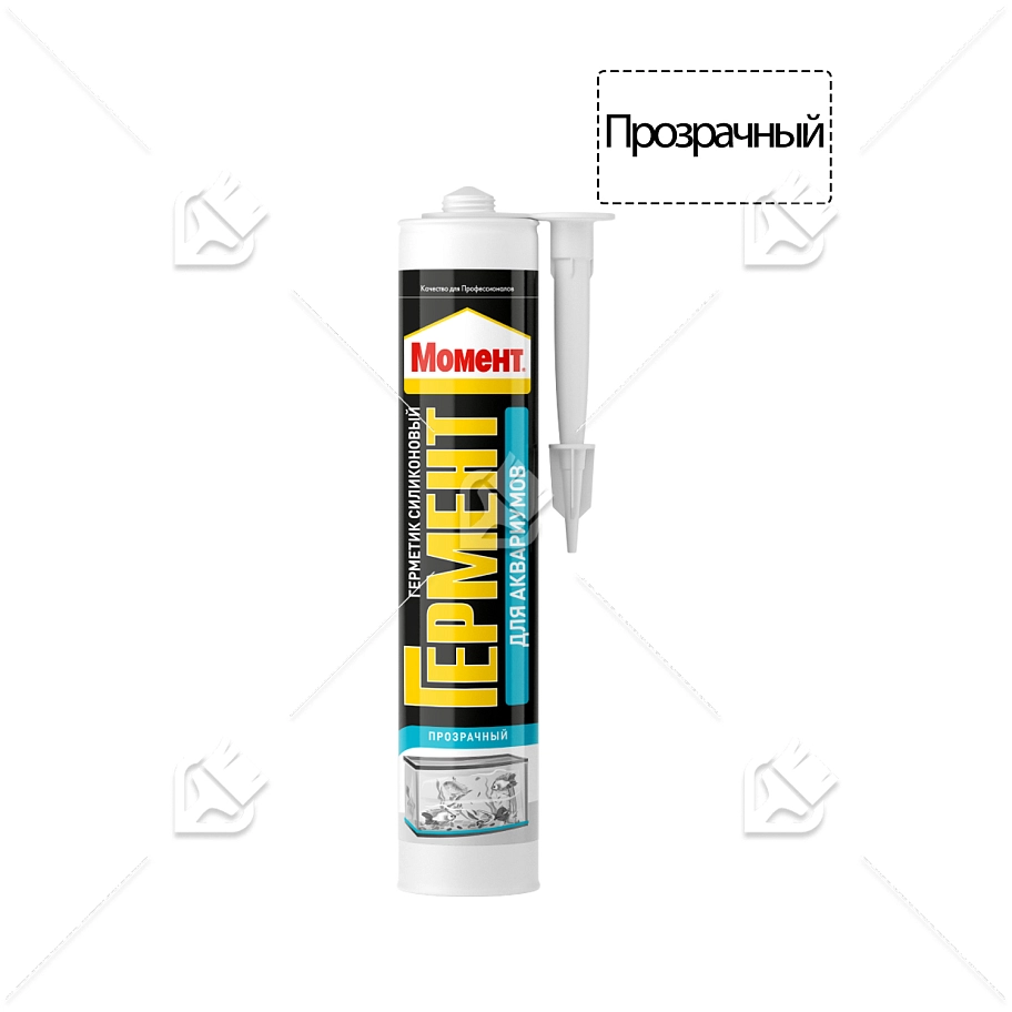 Герметик силиконовый аквариумный Момент Гермент прозрачный 280 мл.